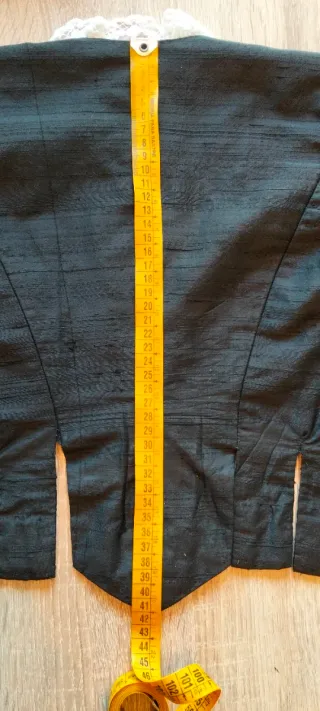 Corpiño Fallera Niña Negro Talla 8-12 años