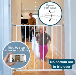 BabyDan No Trip Puerta de seguridad 72 - 78,5 cm