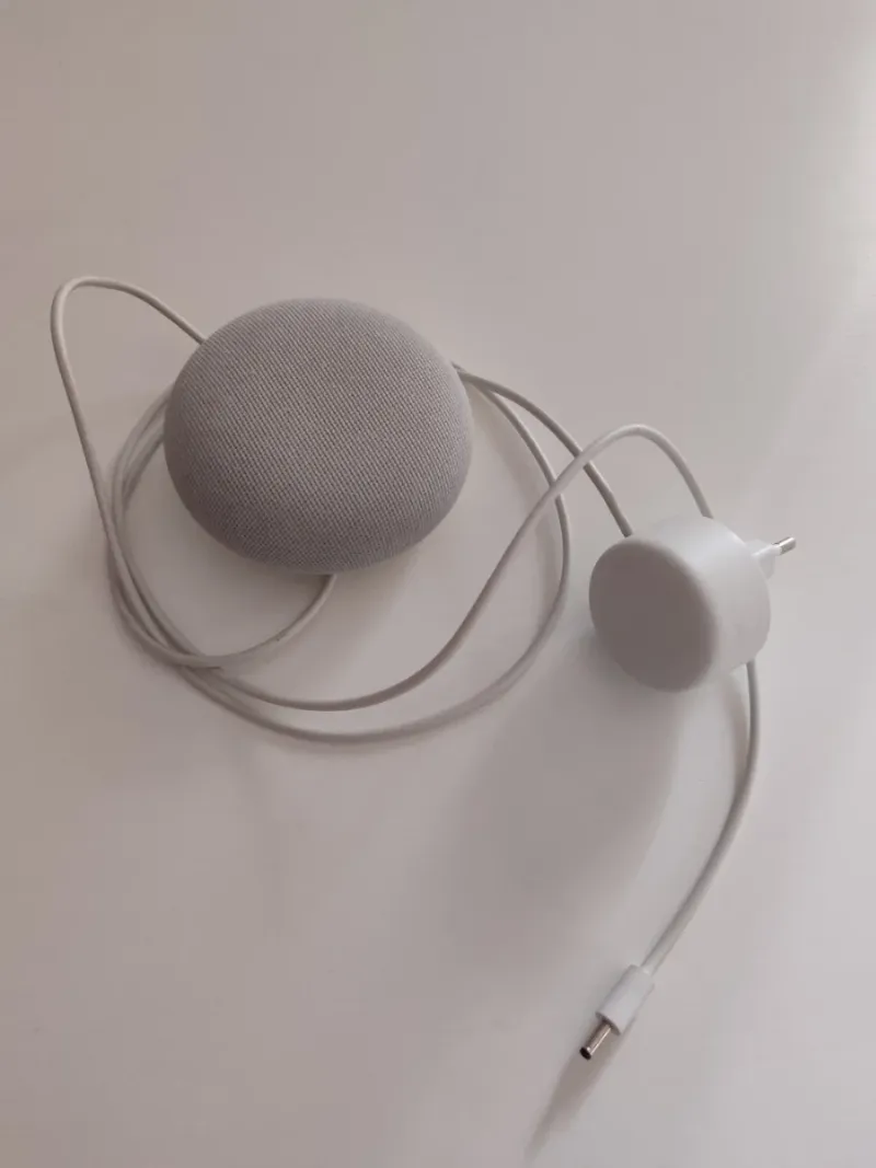 Google Nest Mini Gris con Cargador