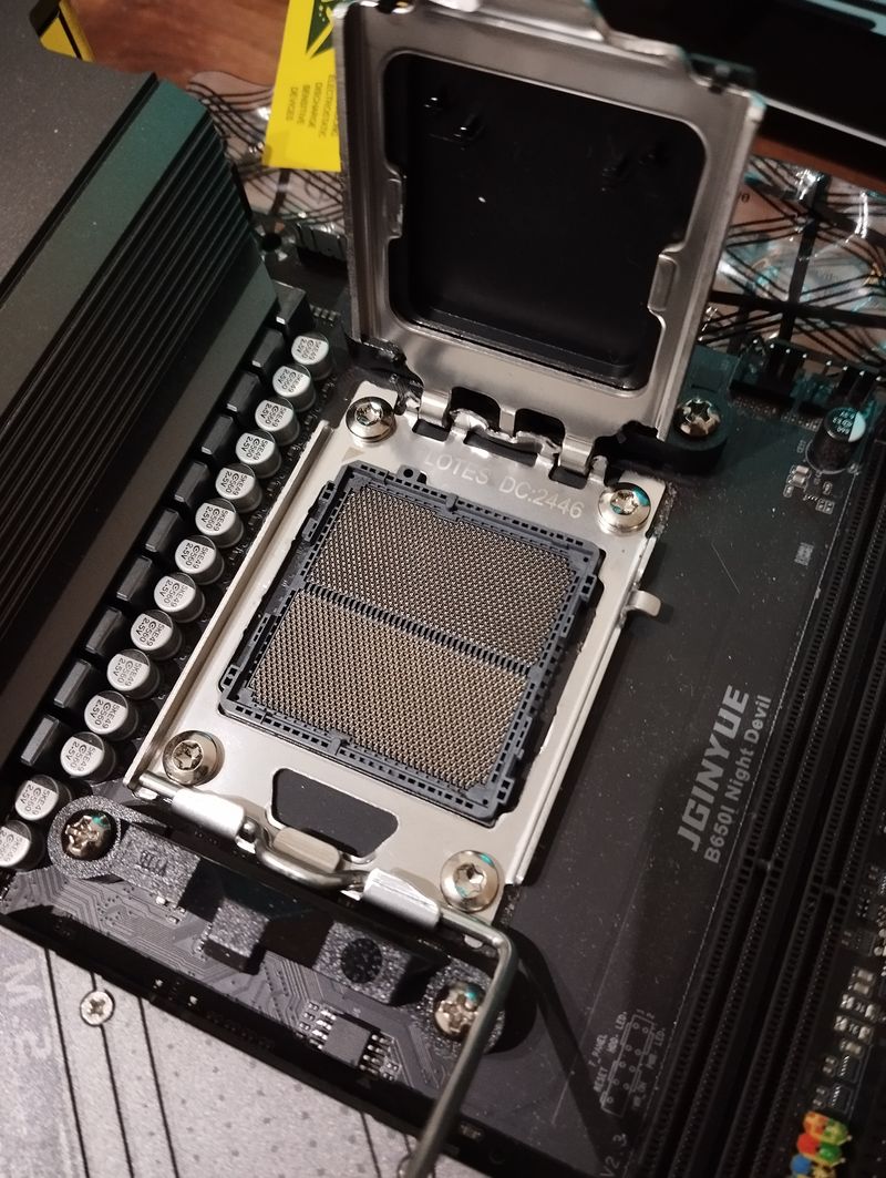 Placa Base JGINYUE B650i Night Devil AM5 Mini ITX afbeelding 7