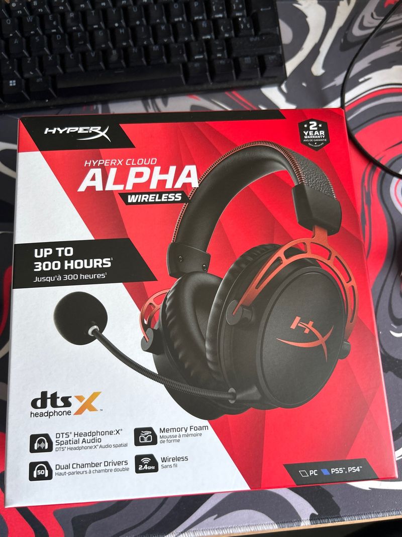 HyperX Cloud Alpha Wireless Auriculares