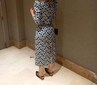 Vestido elegante estampado floral