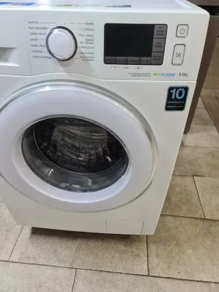 Lavadora Samsung ecobubble 8kg A++