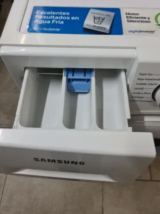 Lavadora Samsung ecobubble 8kg A++