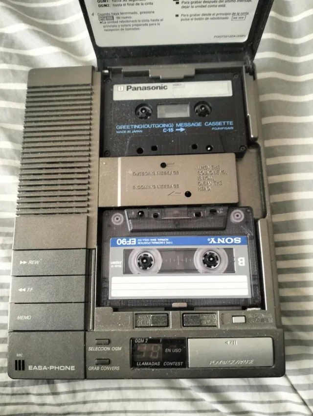 Contestador Automático Panasonic Gris