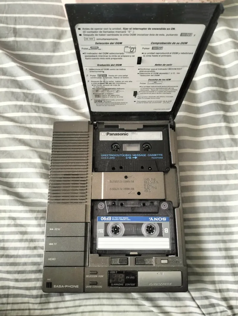 Contestador Automático Panasonic Gris afbeelding 2