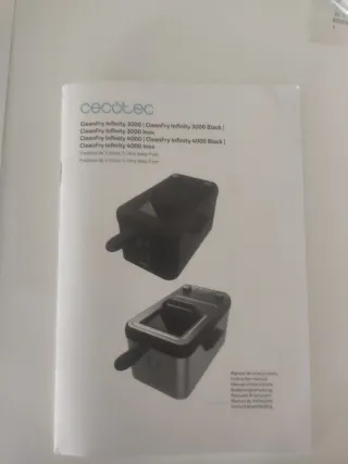 Cecotec Cleanfry Infinity 3000 Freidora