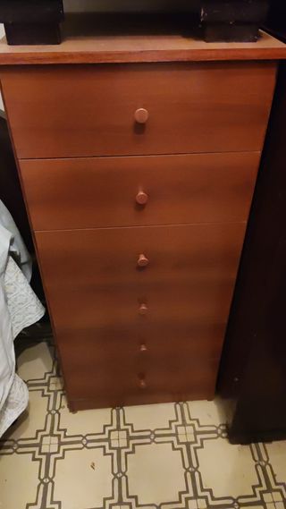 Cajonera de madera 6 cajones