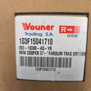 PILOTO TRASERO DERECHO MINI NUEVO 103F15041710