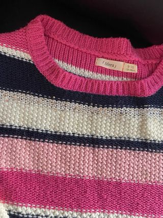 Jersey niña rayas