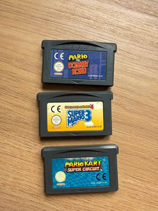 Pack 3 Juegos Super Mario GBA