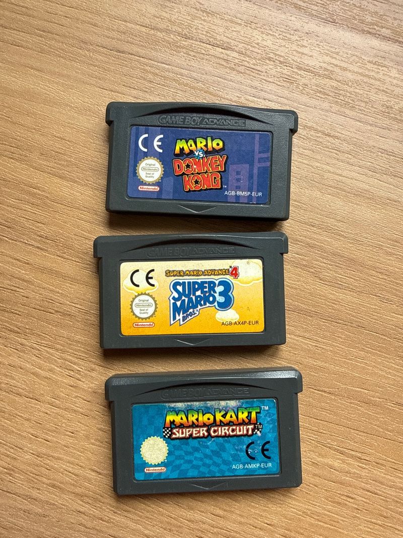 Pack 3 Juegos Super Mario GBA