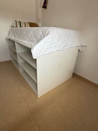 Base cama con almacenaje