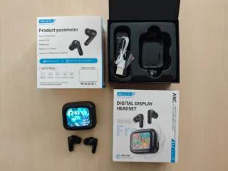 Auriculares ANC LX-10 con pantalla táctil