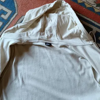 Sudadera Quiksilver Cremallera Crema Talla M