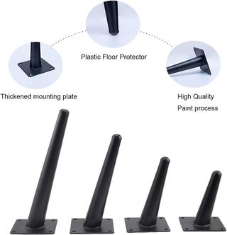 Patas de mesa oblicuas 25cm (4 unidades)