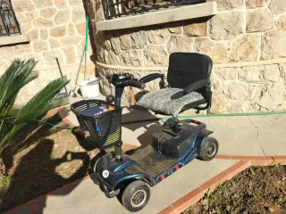 Scooter de Batería Azul