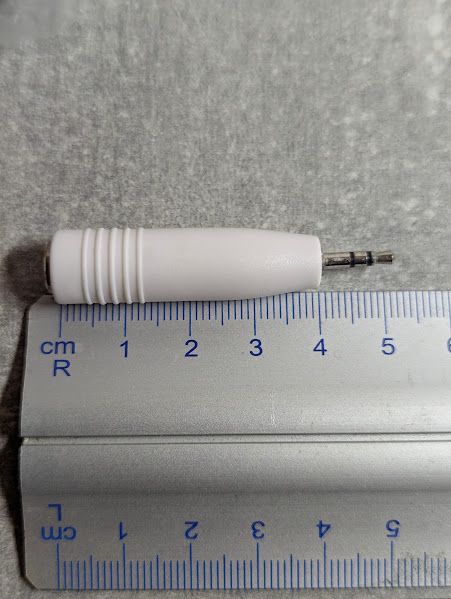 Adaptador de audio Jack 3.5mm a 2.5mm afbeelding 3