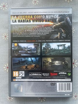 Call of Duty World at War Final Fronts PS2