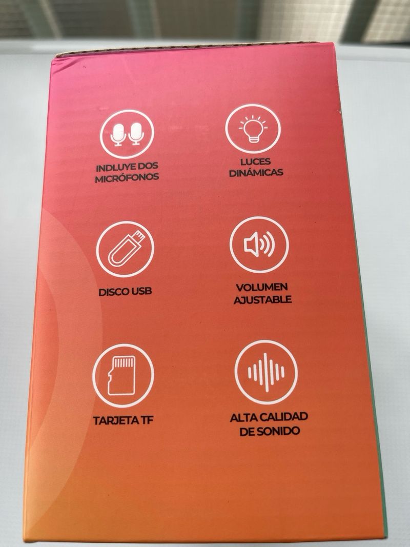 Karaoke Inspiral Deluxe 2 Micrófonos y altavoz afbeelding 4