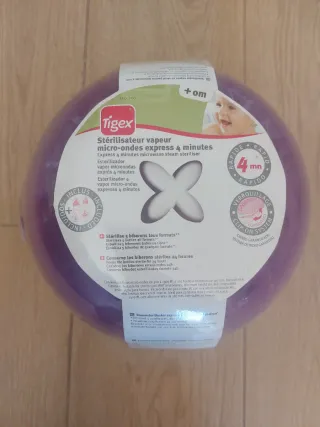 Esterilizador Tigex vapor microondas 4 min