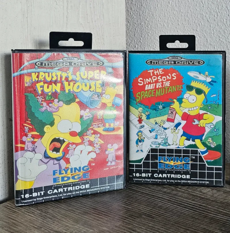 Pack Megadrive Simpsons Krusty y Bart