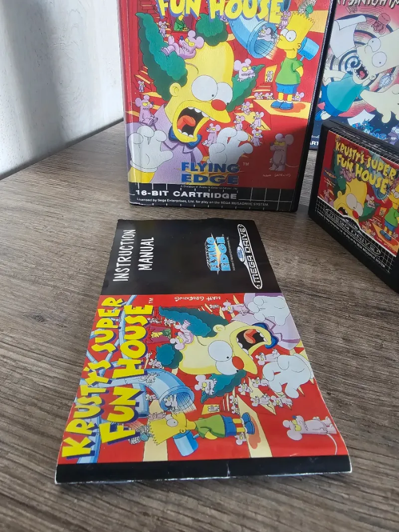 Pack Megadrive Simpsons Krusty y Bart afbeelding 2