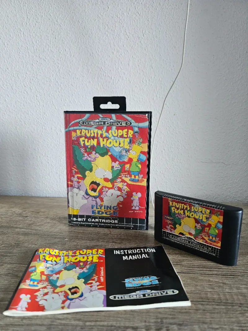 Pack Megadrive Simpsons Krusty y Bart afbeelding 3