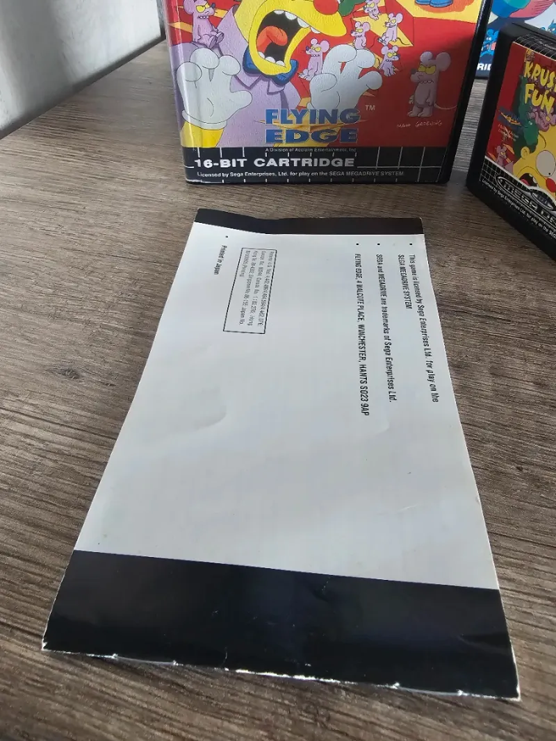 Pack Megadrive Simpsons Krusty y Bart afbeelding 4