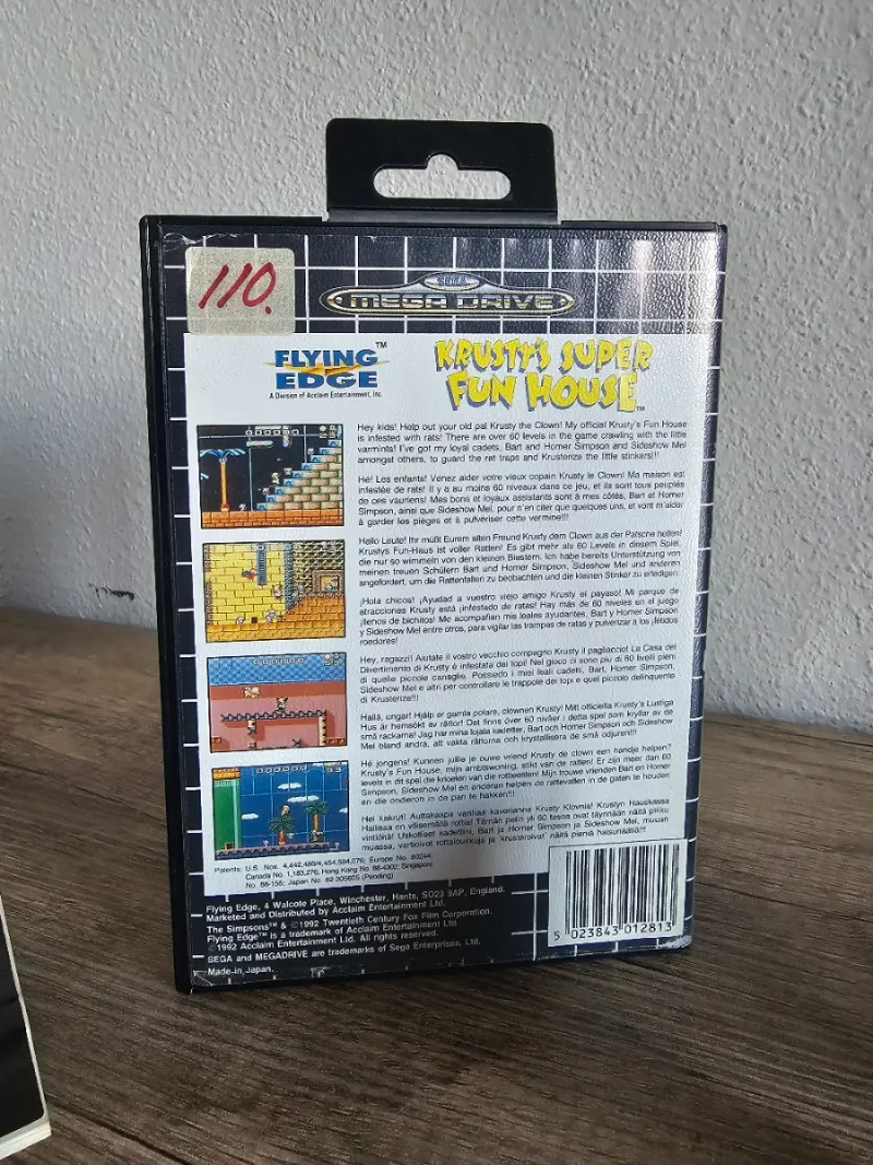 Pack Megadrive Simpsons Krusty y Bart afbeelding 5