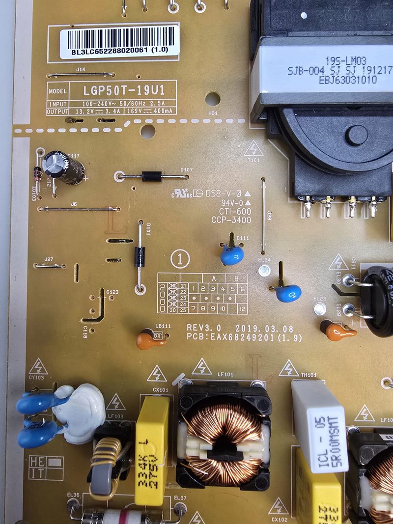 Despiece TV LG 50UN81006LB afbeelding 8