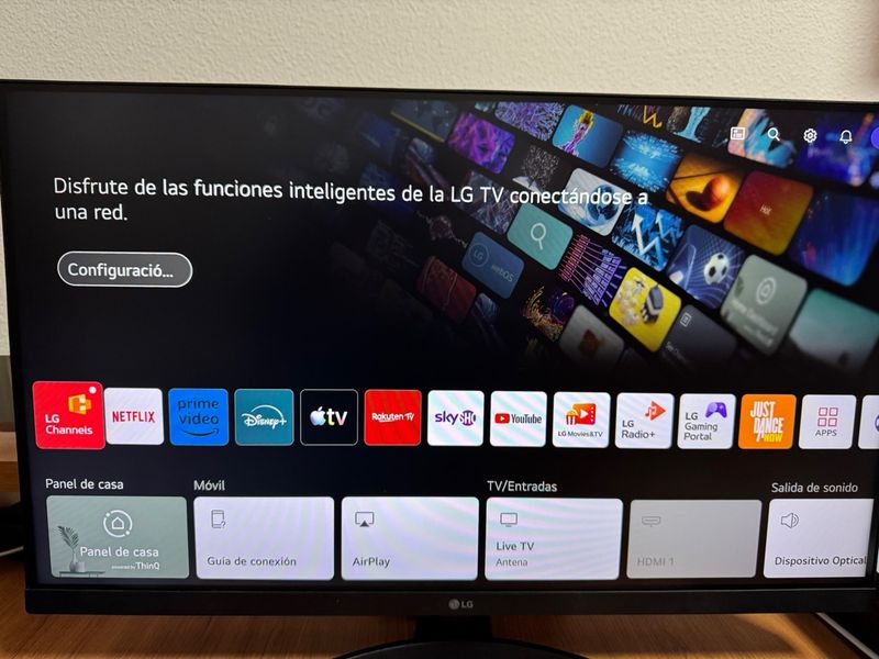 LG TV Smart TV Negro