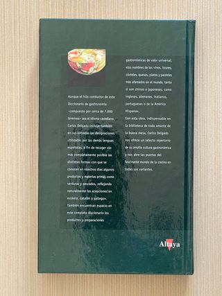 Diccionario de gastronomía