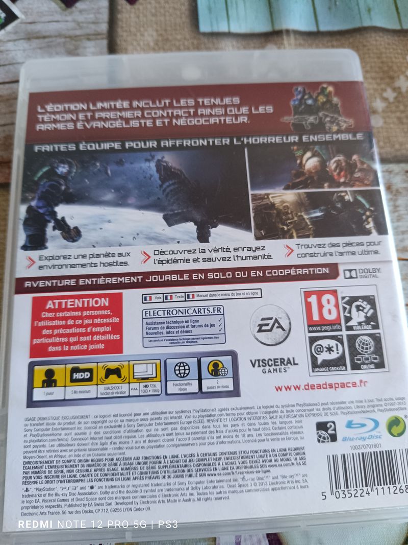 PS3 Dead Space 3 Edición Limitada afbeelding 2