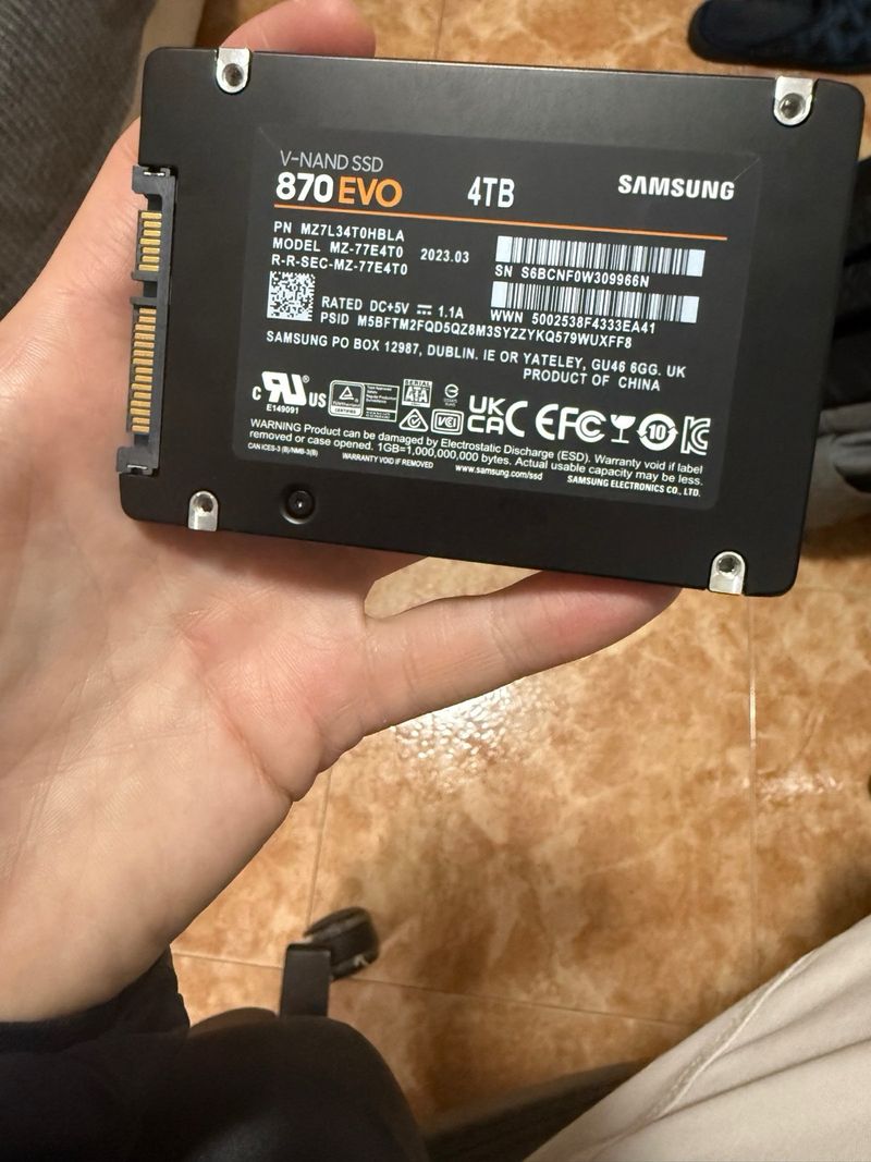 Disco duro Samsung 870 EVO 4TB afbeelding 2