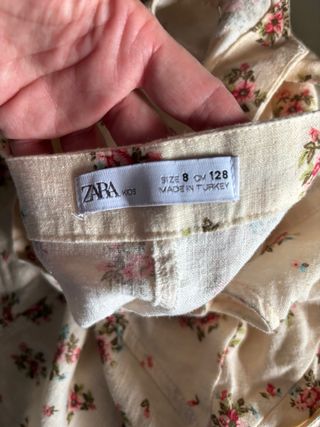 Mono corto floral niña