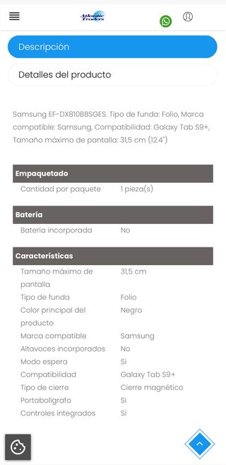 Funda Teclado Samsung Nuevo