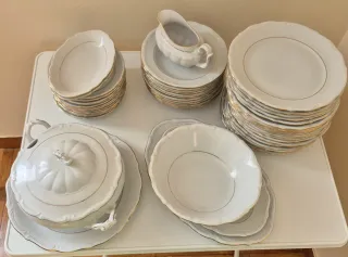 Vajilla Porcelana Polaca Wałbrzych Lujo