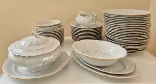 Vajilla Porcelana Polaca Wałbrzych Lujo