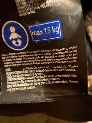 Silla de paseo Kinderkraft gris