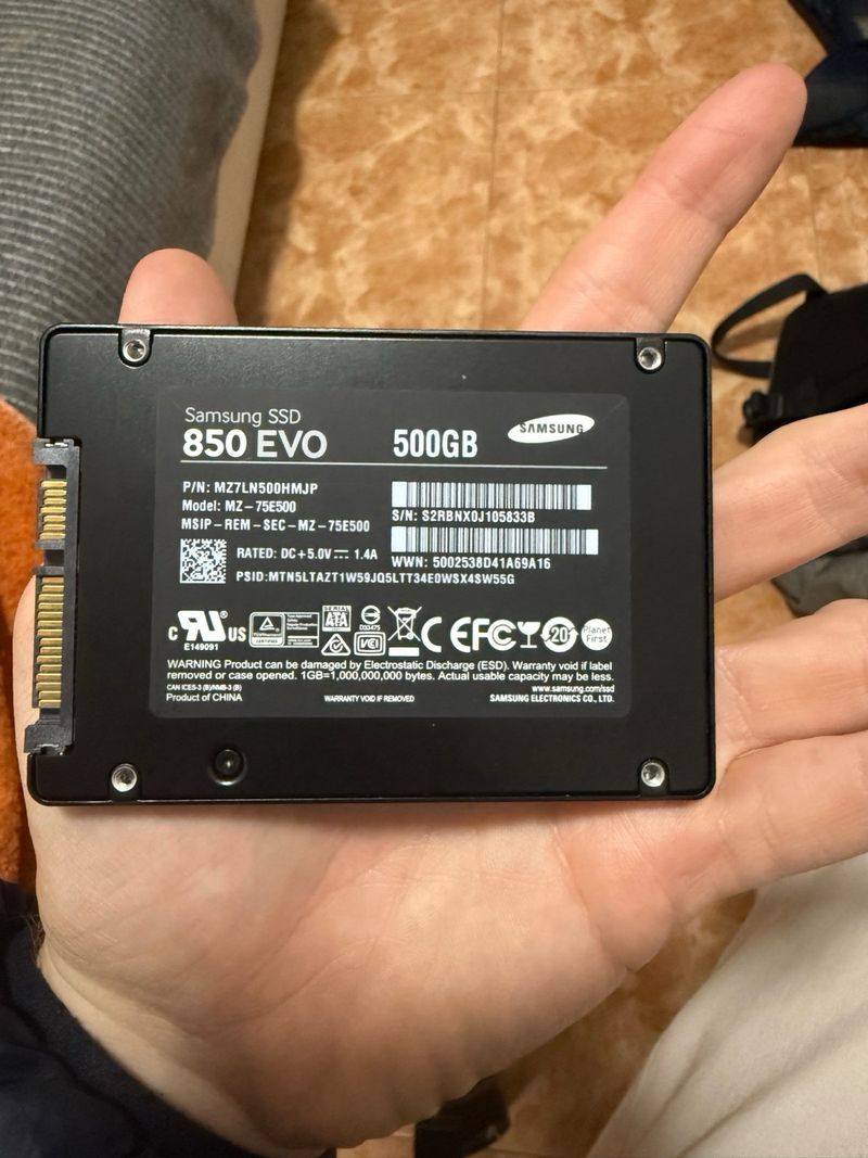 Disco duro Samsung 850 EVO 500GB afbeelding 2