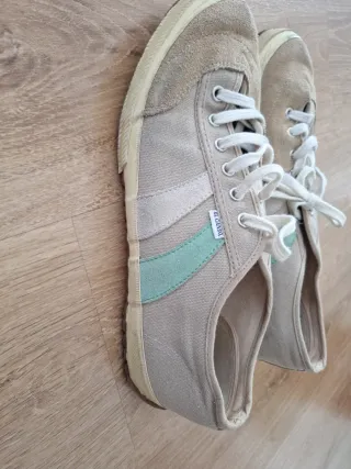 Zapatillas El Ganso Beige y Turquesa
