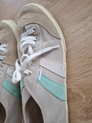 Zapatillas El Ganso Beige y Turquesa
