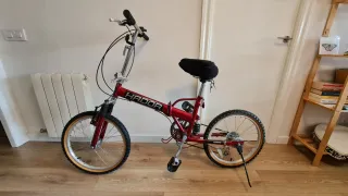 Bicicleta plegable Hador roja