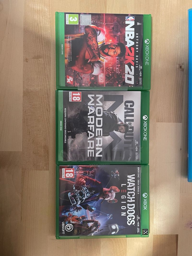 Lote 3 Juegos Xbox One: NBA 2K20, CoD, Watch Dogs
