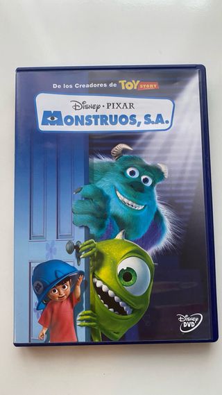 DVD Monstruos S.A. Disney Pixar Español