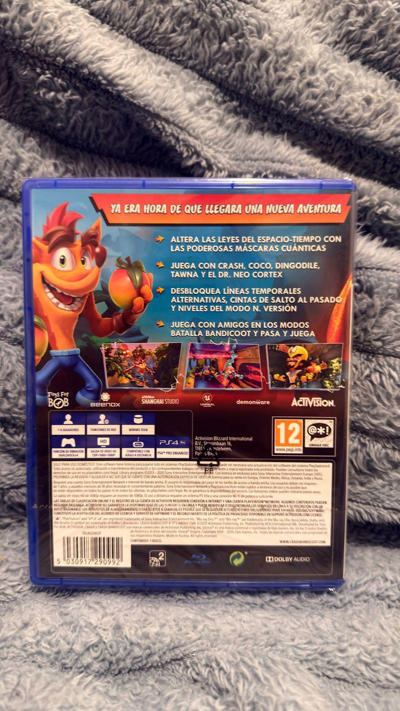 Crash Bandicoot 4 PS4 PRECINTADO afbeelding 2