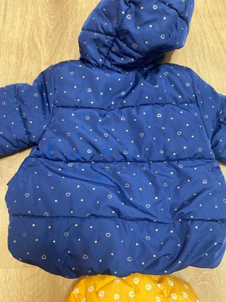 Lote 2 abrigos niña talla 12m