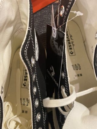 Converse Chuck 70 Negro/Blanco Talla 42 NUOVE,