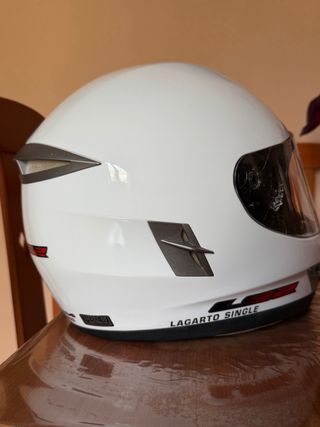 Casco LS2 Lagarto Blanco XL